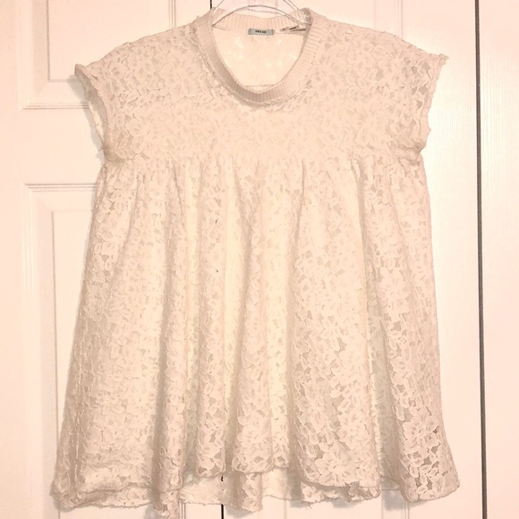 Kimchi Blue Lace Baby Doll top S - Picture 2 of 8